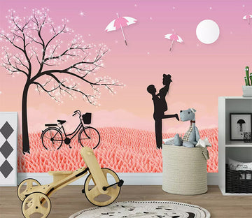 3D Romantic Couple 978 Wall Murals Wallpaper AJ Wallpaper 2 