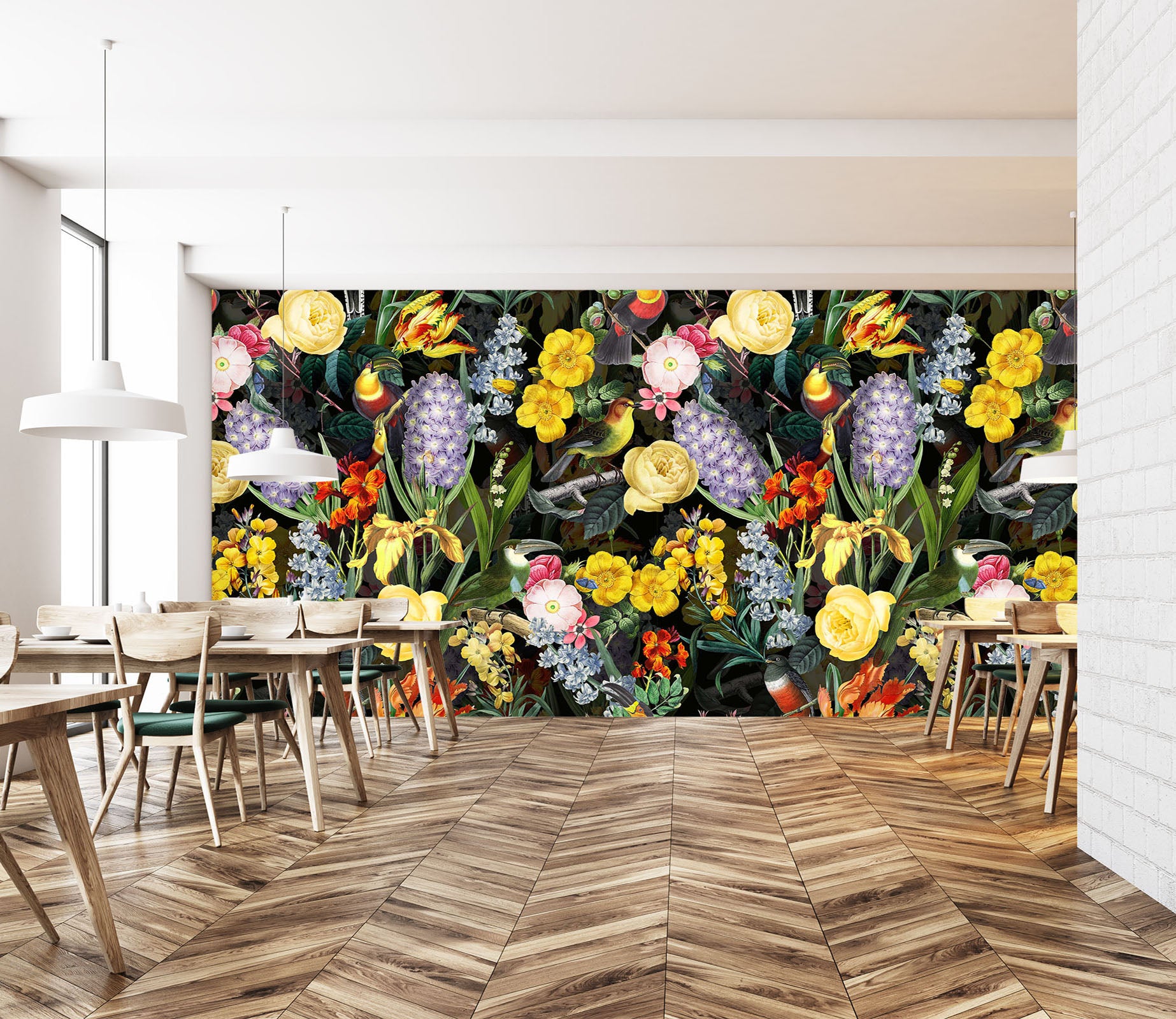 3D Color Jungle 163 Uta Naumann Wall Mural Wall Murals