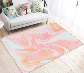 3D Pink Texture 31071 Non Slip Rug Mat