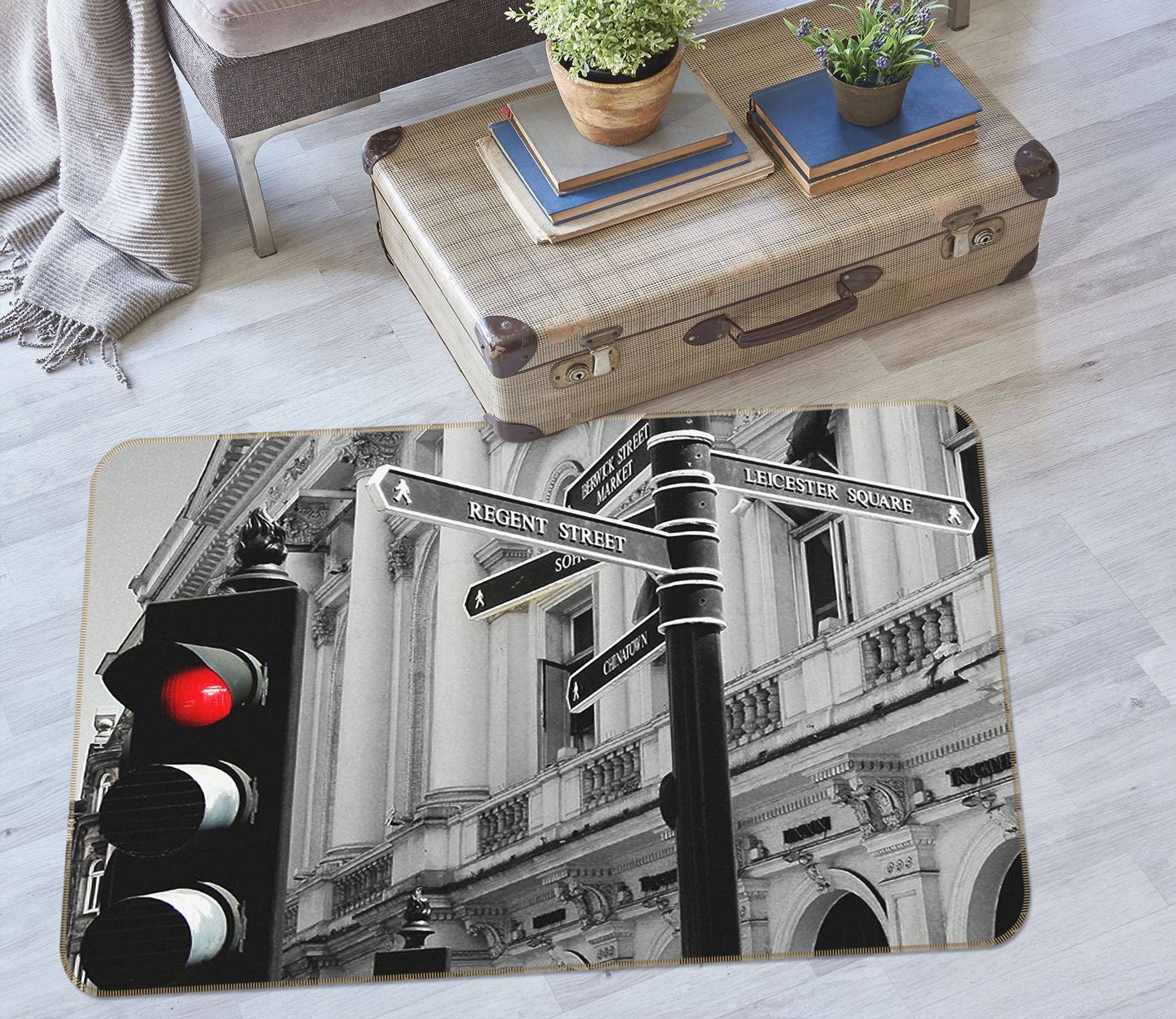 3D Street Side 32006 Non Slip Rug Mat