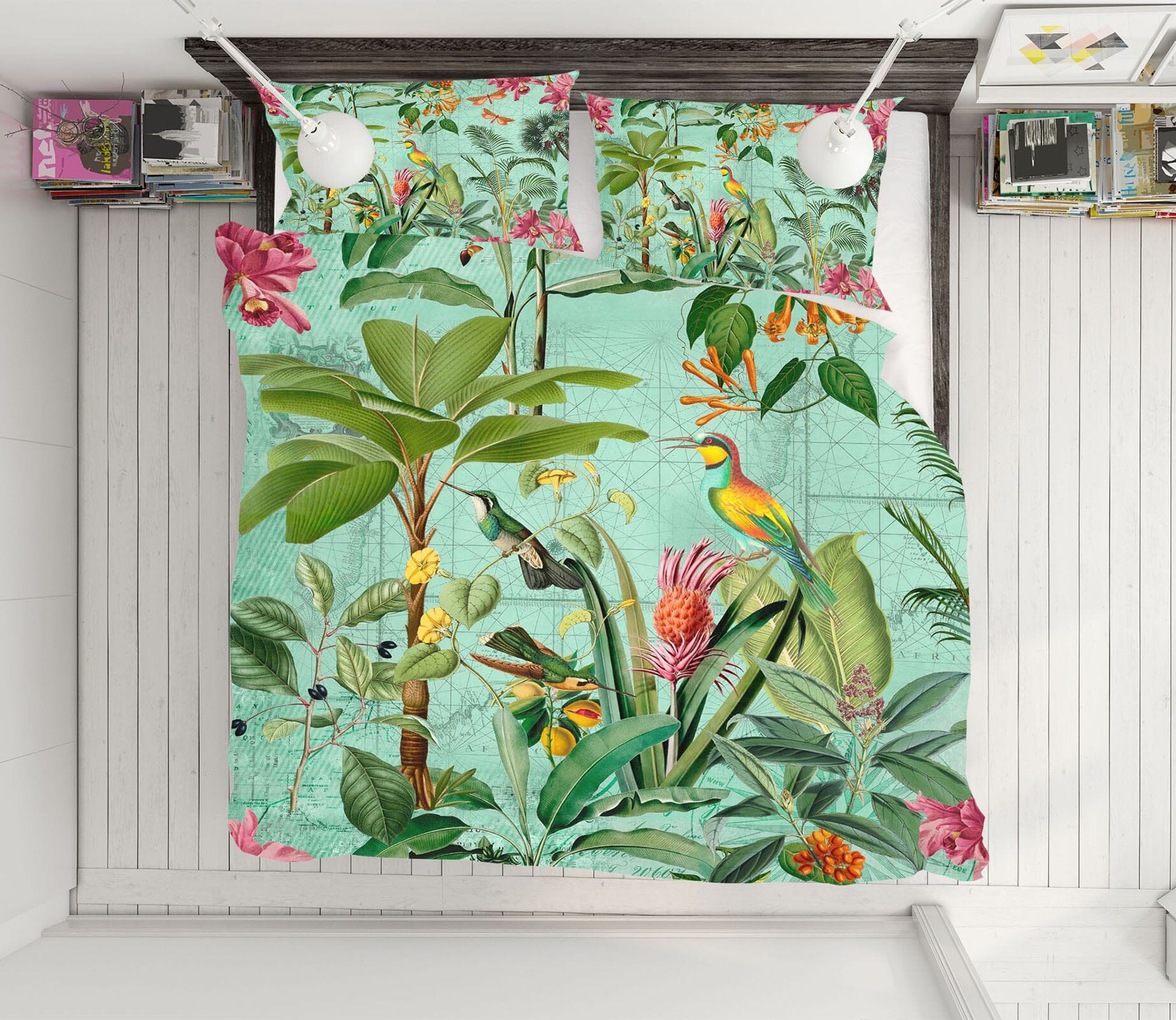 3D Happy Forest 126 Andrea haase Bedding Bed Pillowcases Quilt Quiet Covers AJ Creativity Home 