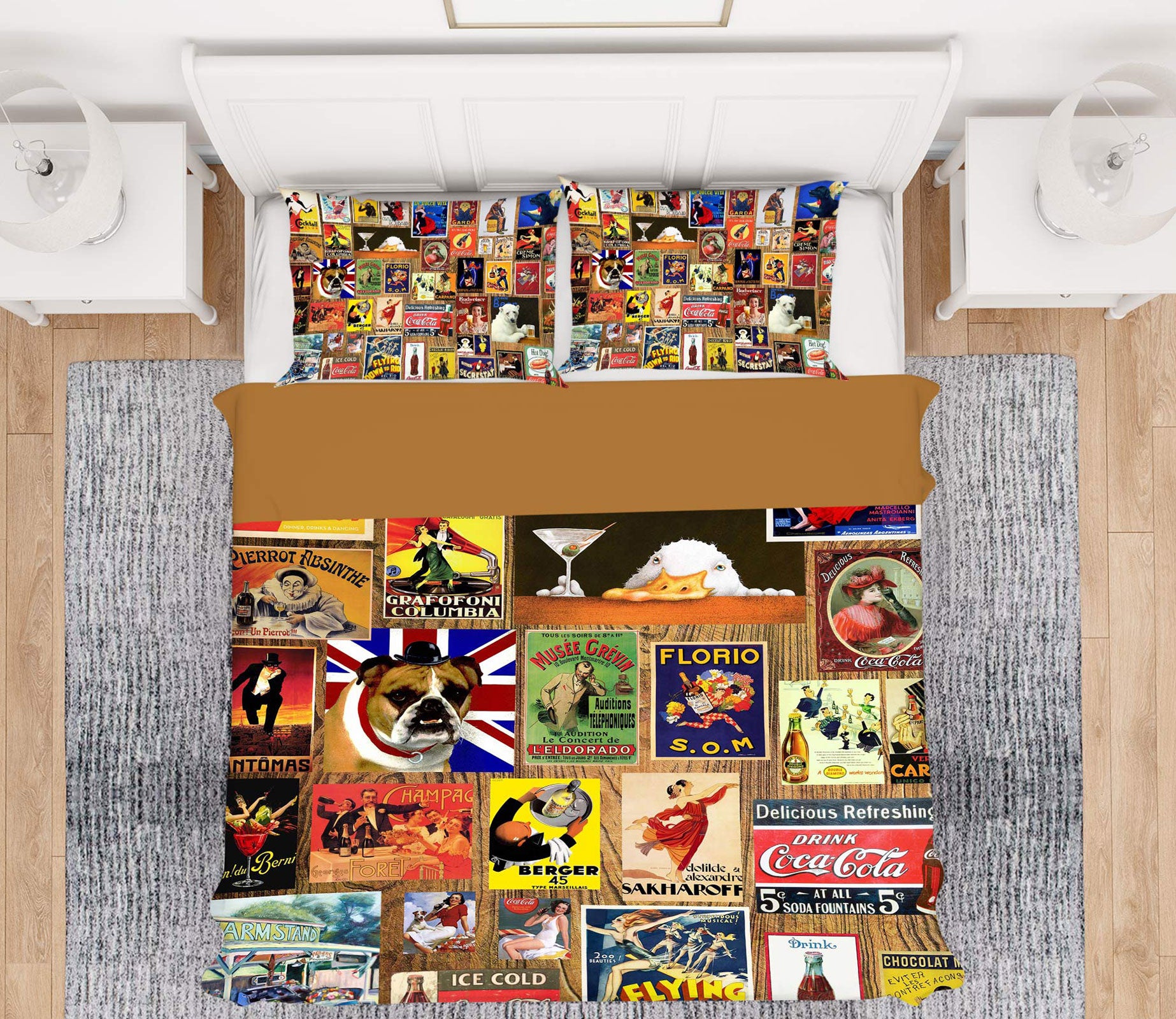 3D Poster 13008 Bed Pillowcases Quilt