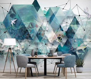 3D Pigeons Flying WC649 Wall Murals