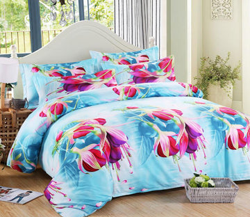 3D Flower Juice 1117 Bed Pillowcases Quilt
