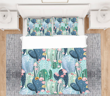 3D Cactus 14027 Bed Pillowcases Quilt
