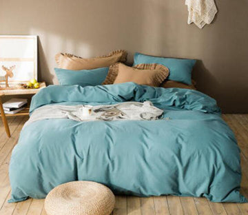 3D Water Blue 30004 Bed Pillowcases Quilt