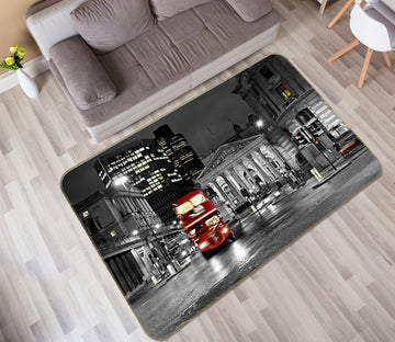 3D City Building Bus 68116 Vehicle Non Slip Rug Mat