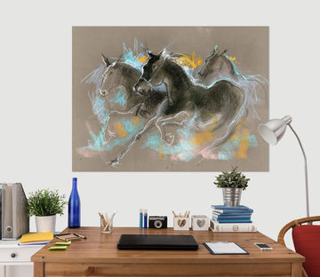3D Running Horse 014 Anne Farrall Doyle Wall Sticker Wallpaper AJ Wallpaper 2 