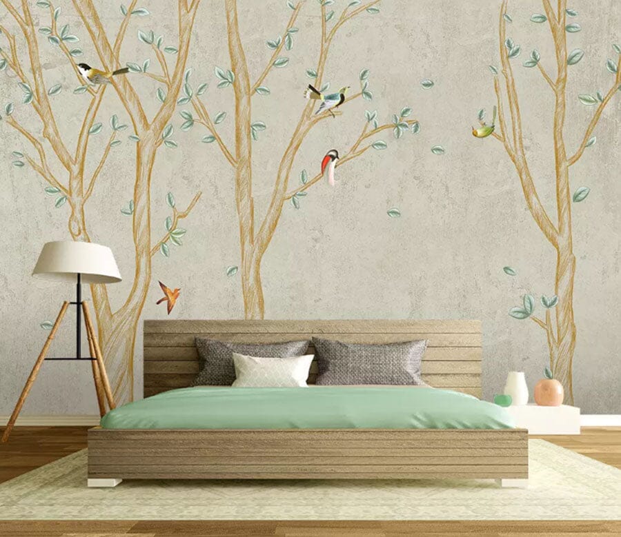 3D Woods Bird 2180 Wall Murals Wallpaper AJ Wallpaper 2 