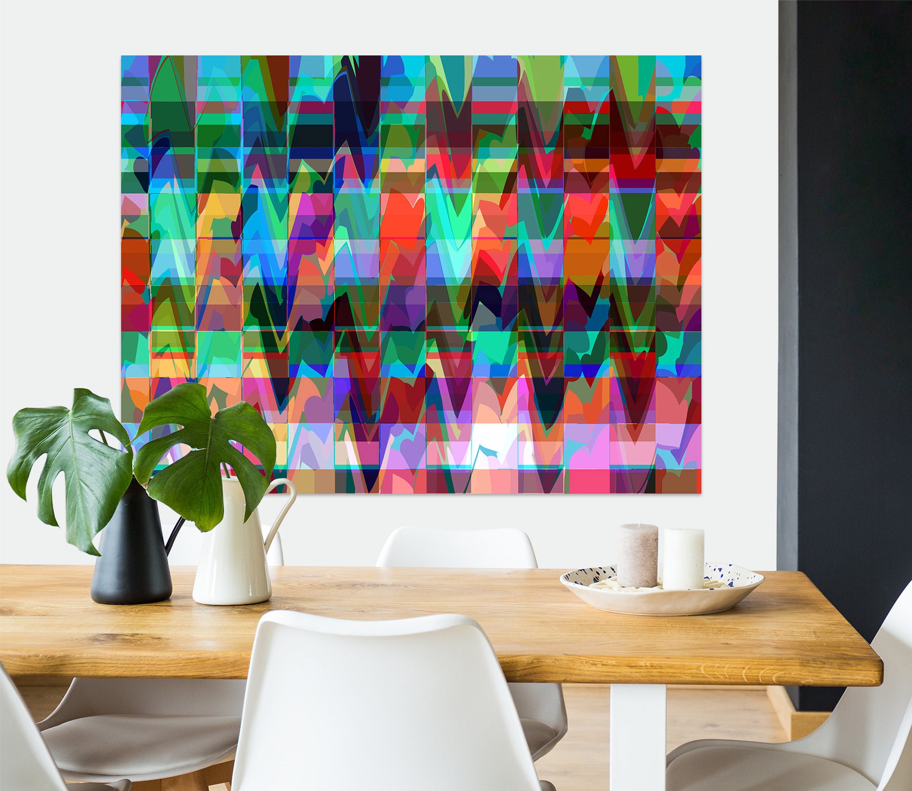 3D Color Waves 70149 Shandra Smith Wall Sticker