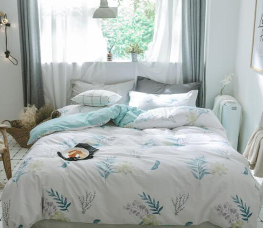 3D Leaves 15207 Bed Pillowcases Quilt