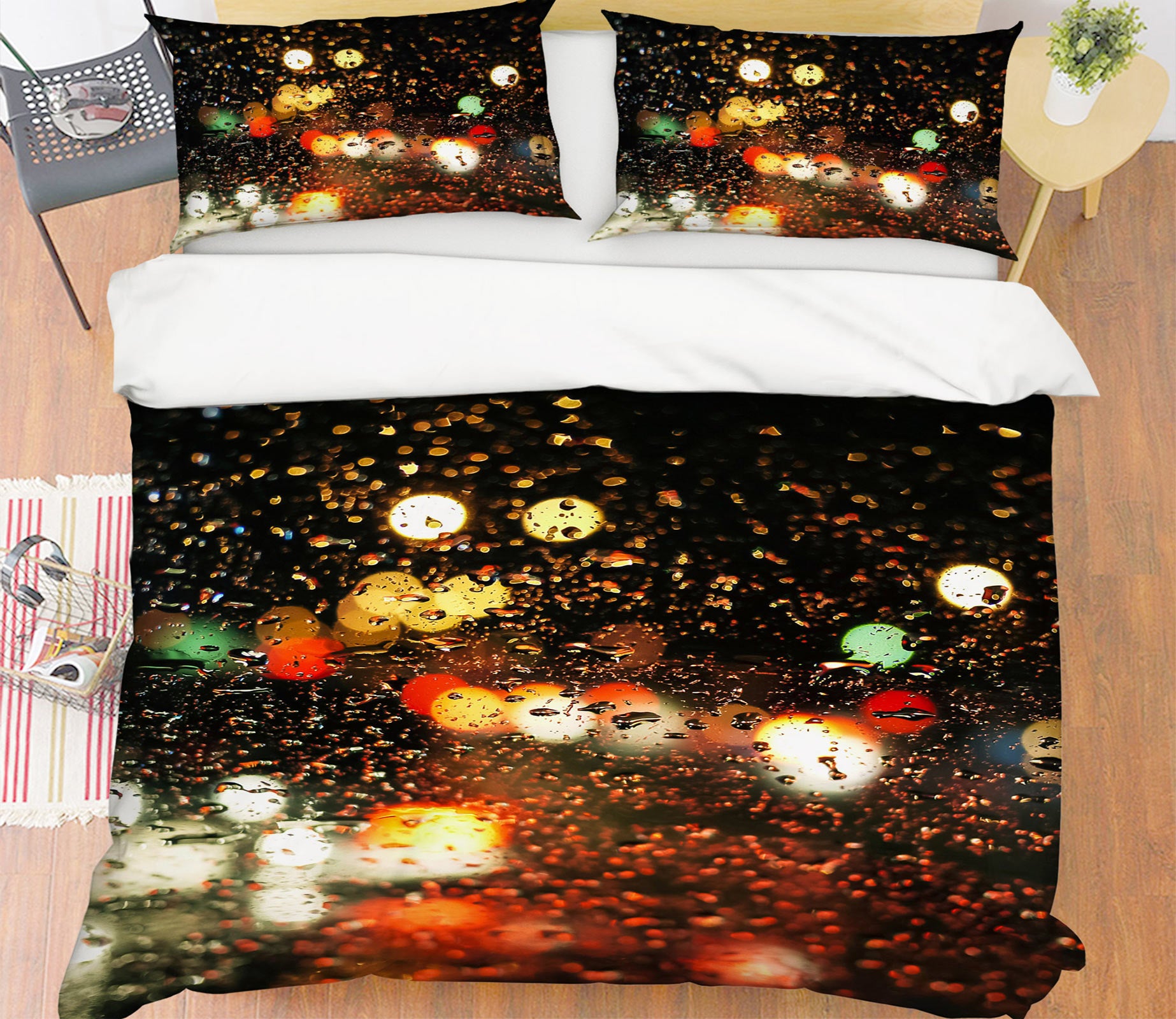 3D Light Shadow 13175 Bed Pillowcases Quilt