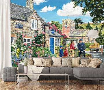 3D The Police House 1063 Trevor Mitchell Wall Mural Wall Murals Wallpaper AJ Wallpaper 2 
