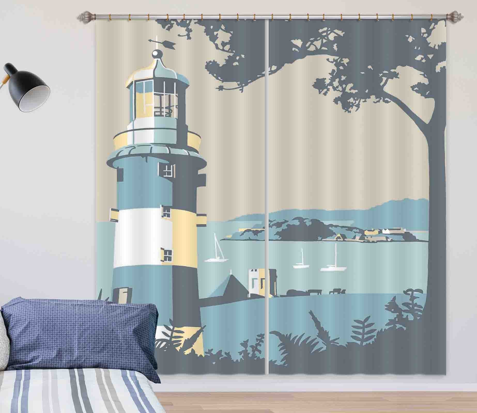 3D Plymouth 129 Steve Read Curtain Curtains Drapes Curtains AJ Creativity Home 