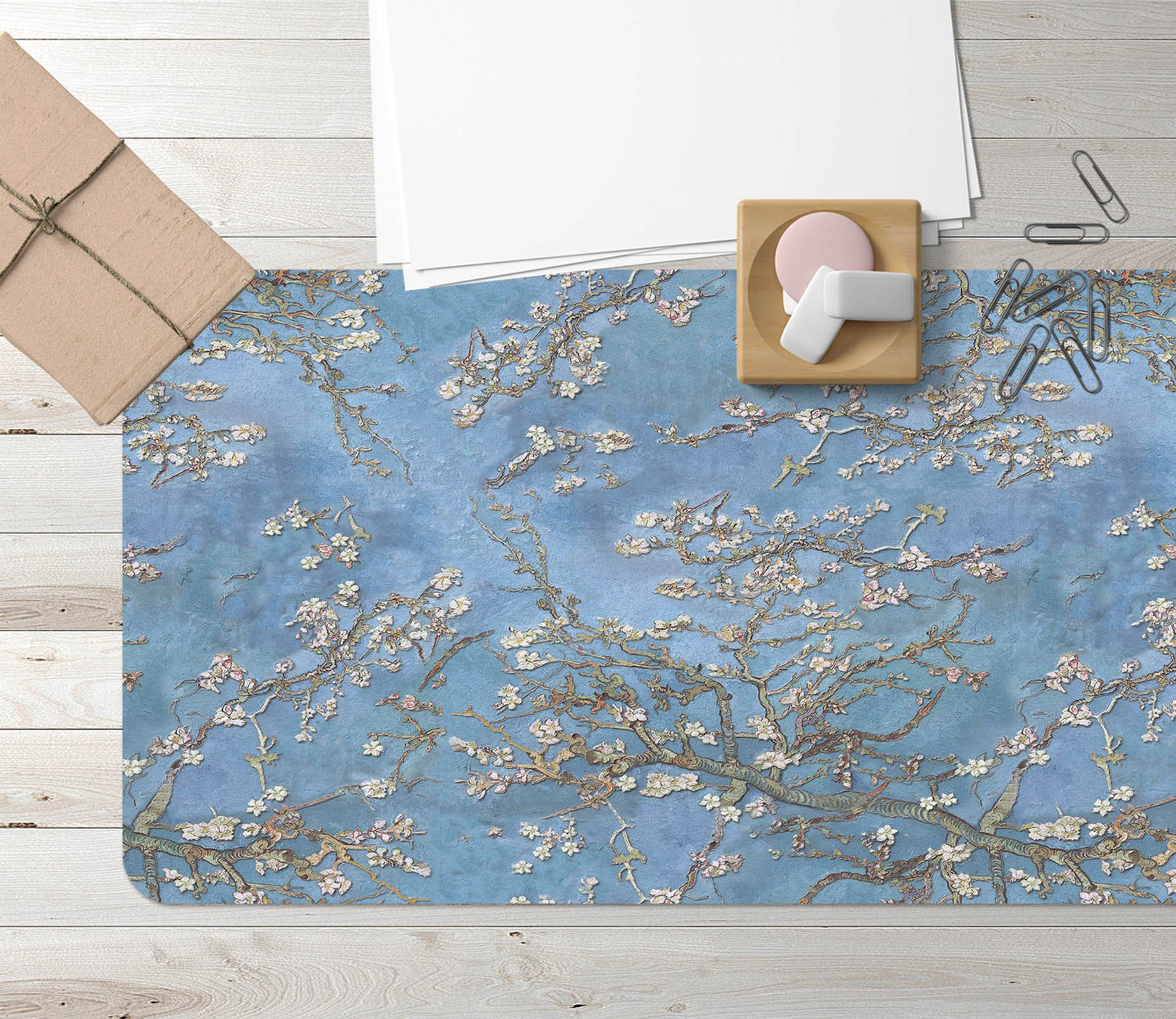 3D Flower Vine 18052 Desk Mat