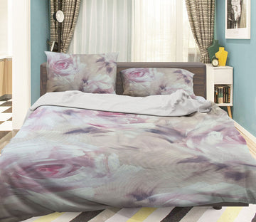 3D Soft Flower 3144 Skromova Marina Bedding Bed Pillowcases Quilt Cover Duvet Cover