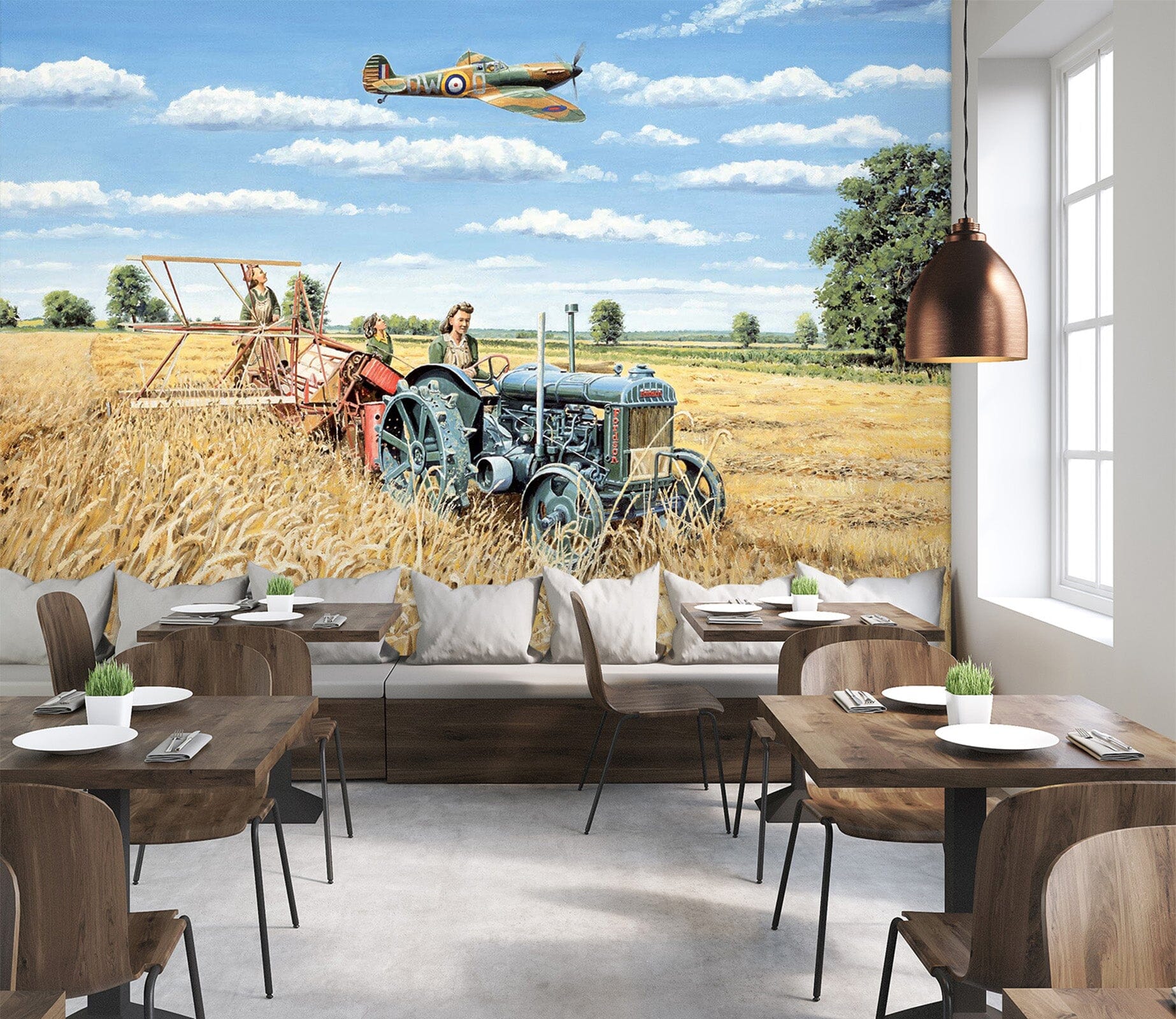 3D Harvesting Victory 1028 Trevor Mitchell Wall Mural Wall Murals Wallpaper AJ Wallpaper 2 