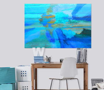 3D Blue Graffiti 013 Michael Tienhaara Wall Sticker Wallpaper AJ Wallpaper 2 