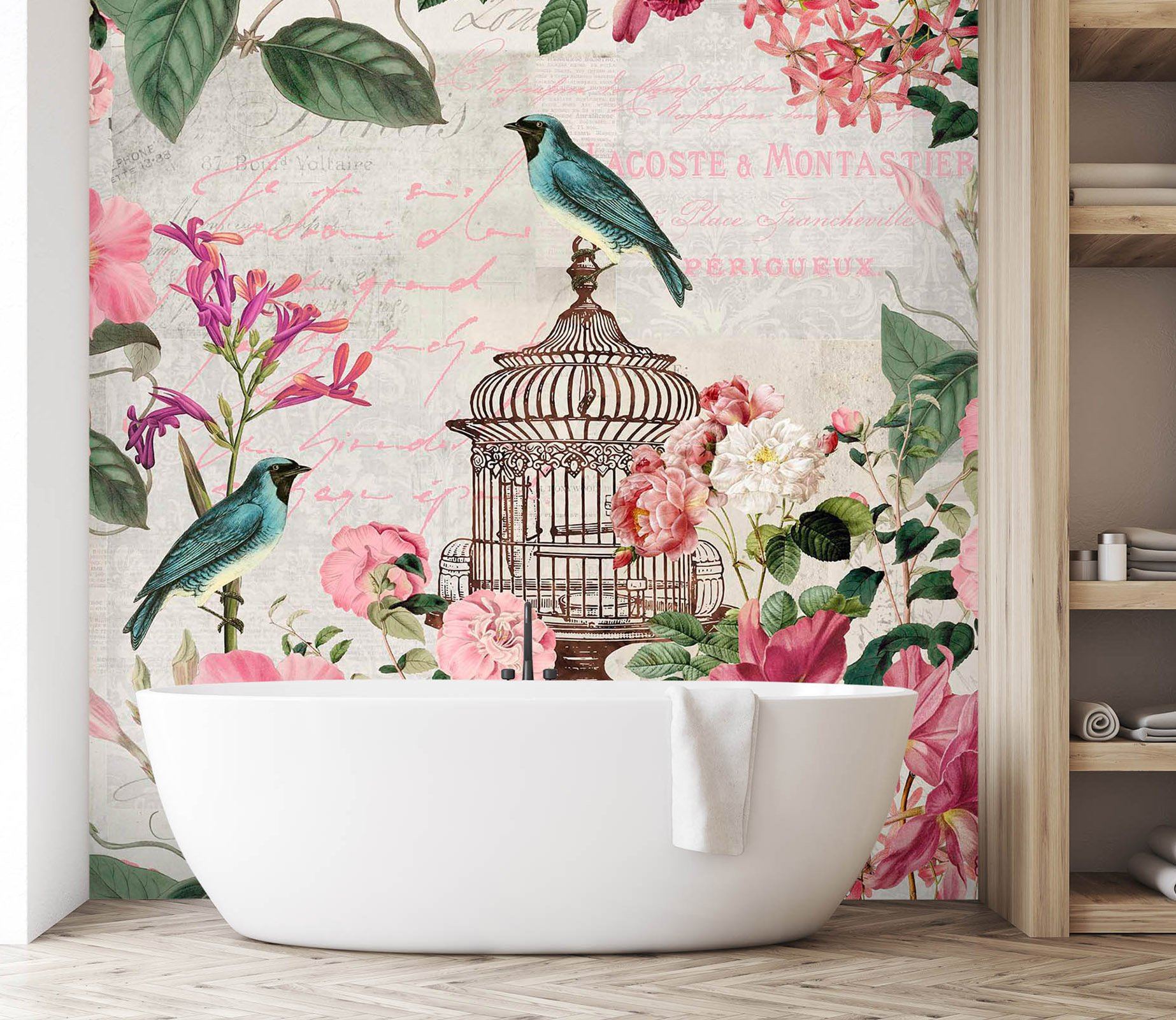 3D Bircage Master 1402 Andrea haase Wall Mural Wall Murals Wallpaper AJ Wallpaper 2 