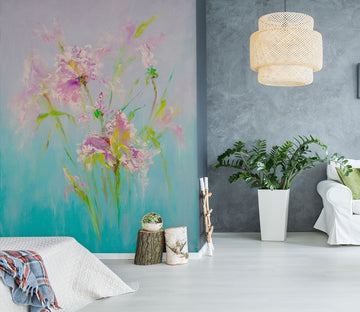 3D Pink Cute Bouquet 274 Skromova Marina Wall Mural Wall Murals