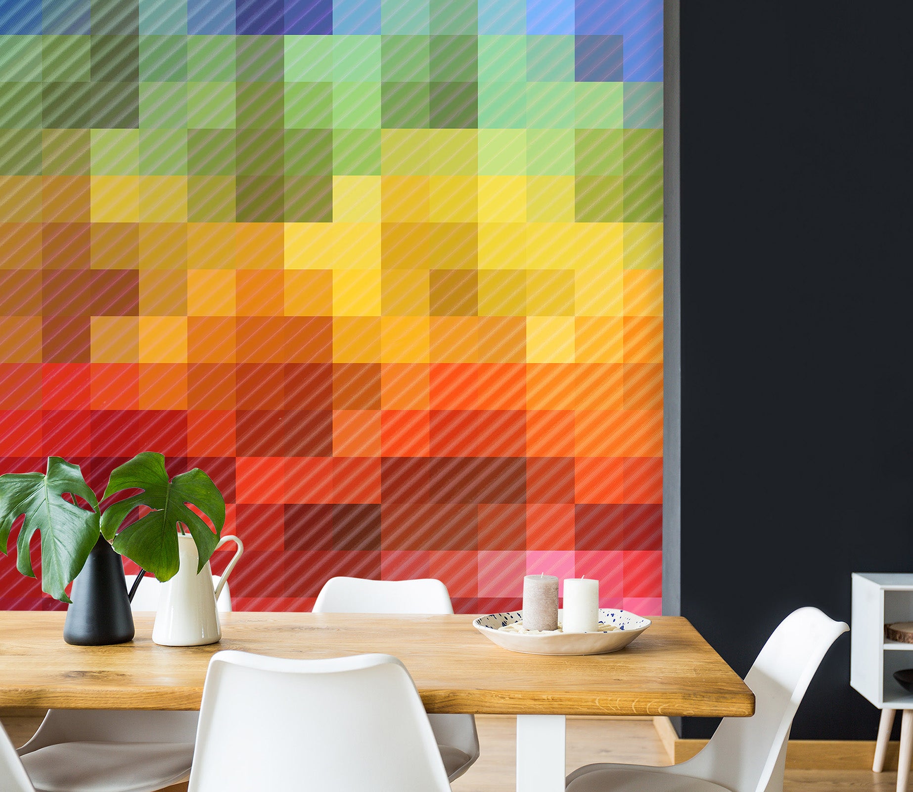 3D Color Mosaic Pattern 19106 Shandra Smith Wall Mural Wall Murals