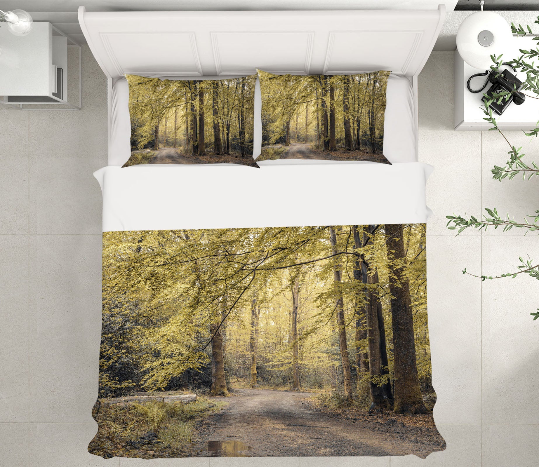 3D Green Forest 7192 Assaf Frank Bedding Bed Pillowcases Quilt Cover Duvet Cover