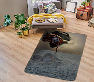 3D Lotus 76103 Non Slip Rug Mat