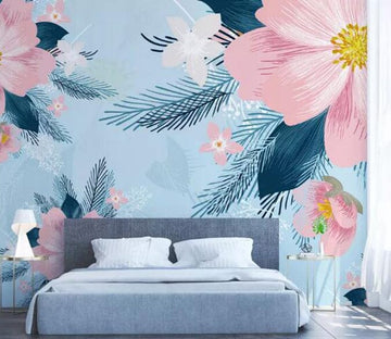 3D Painted Flowers 1581 Wall Murals Wallpaper AJ Wallpaper 2 