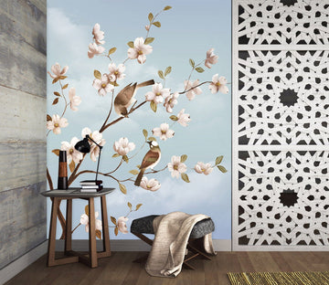 3D White Pear Blossom 1811 Wall Murals Wallpaper AJ Wallpaper 2 