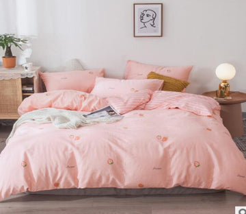 3D Pink 15001 Bed Pillowcases Quilt