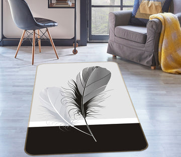 3D Feather 76166 Non Slip Rug Mat