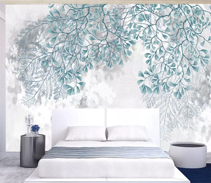 3D Green Leaf 2216 Wall Murals Wallpaper AJ Wallpaper 2 