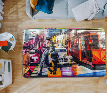 3D Bus Car 67202 Vehicle Non Slip Rug Mat