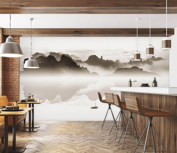 3D Mountain River 1434 Wall Murals Wallpaper AJ Wallpaper 2 