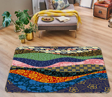 3D Pattern Lines 35067 Non Slip Rug Mat