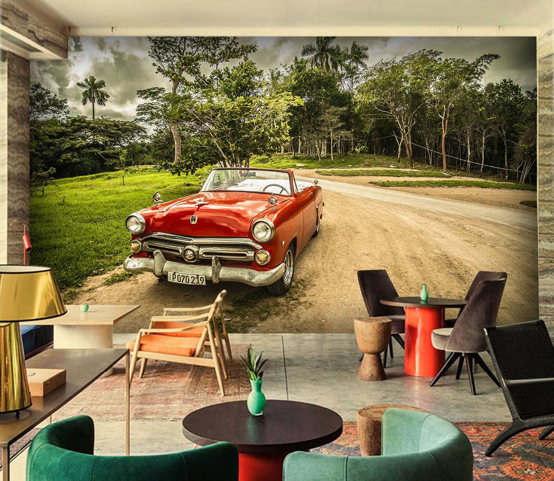3D Cuba 977 Vehicle Wall Murals Wallpaper AJ Wallpaper 2 