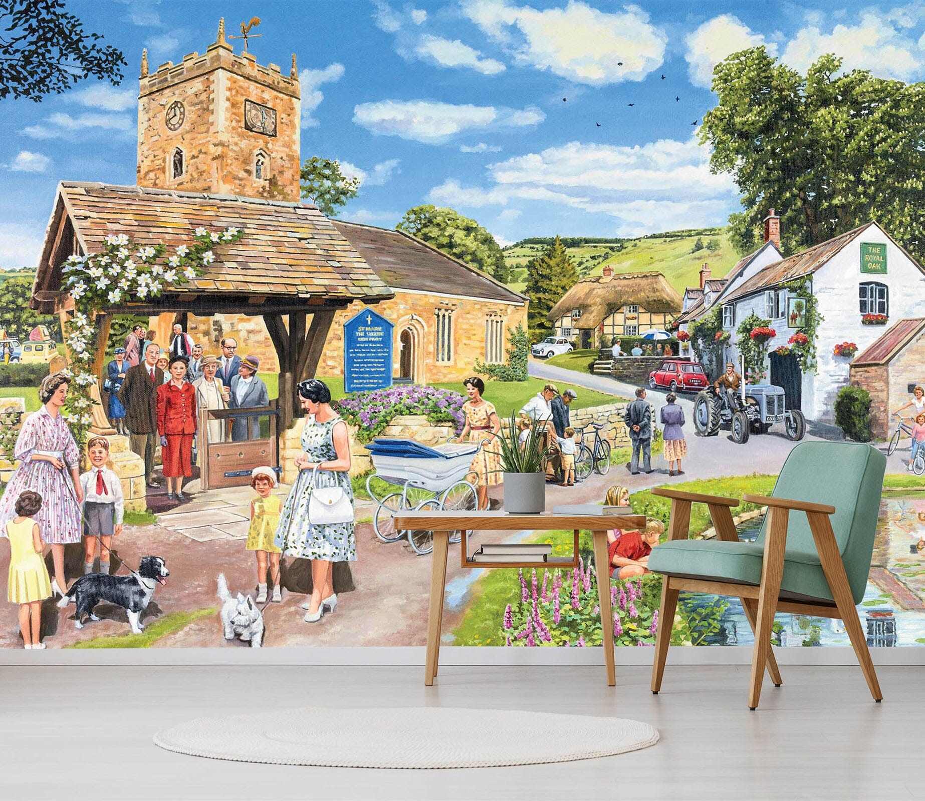 3D Sunday Service 1054 Trevor Mitchell Wall Mural Wall Murals Wallpaper AJ Wallpaper 2 