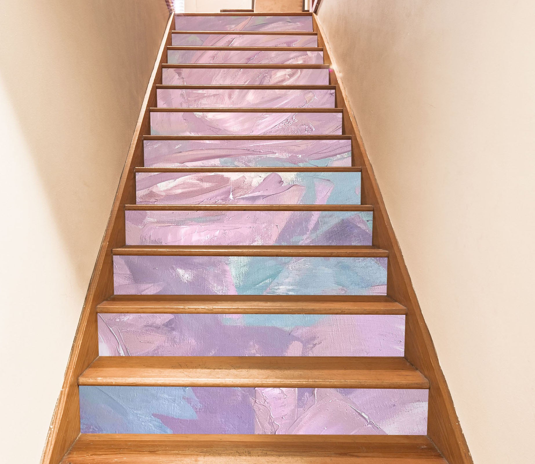 3D Dream Pink 3933 Skromova Marina Stair Risers