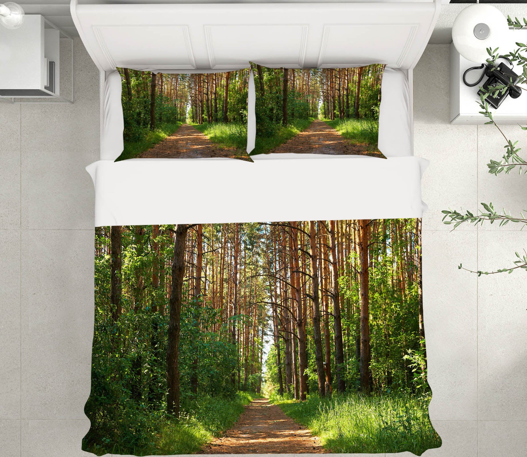 3D Forest 60225 Bed Pillowcases Quilt