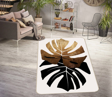 3D Leaf Pattern 1041 Boris Draschoff Rug Non Slip Rug Mat Mat AJ Creativity Home 