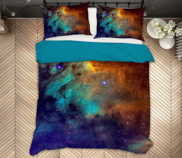3D Colorful Starry Sky 16097 Bed Pillowcases Quilt