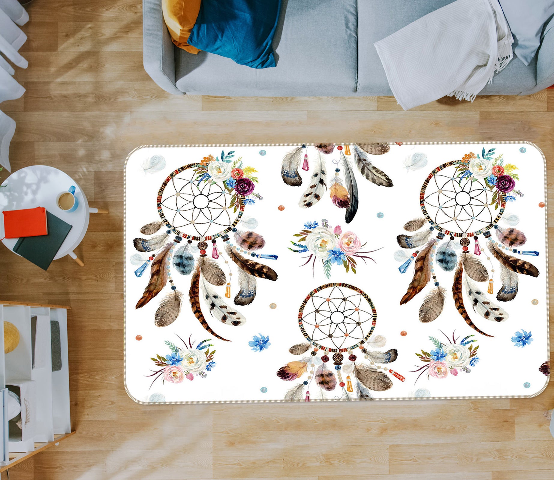 3D Dreamcatcher 37052 Non Slip Rug Mat
