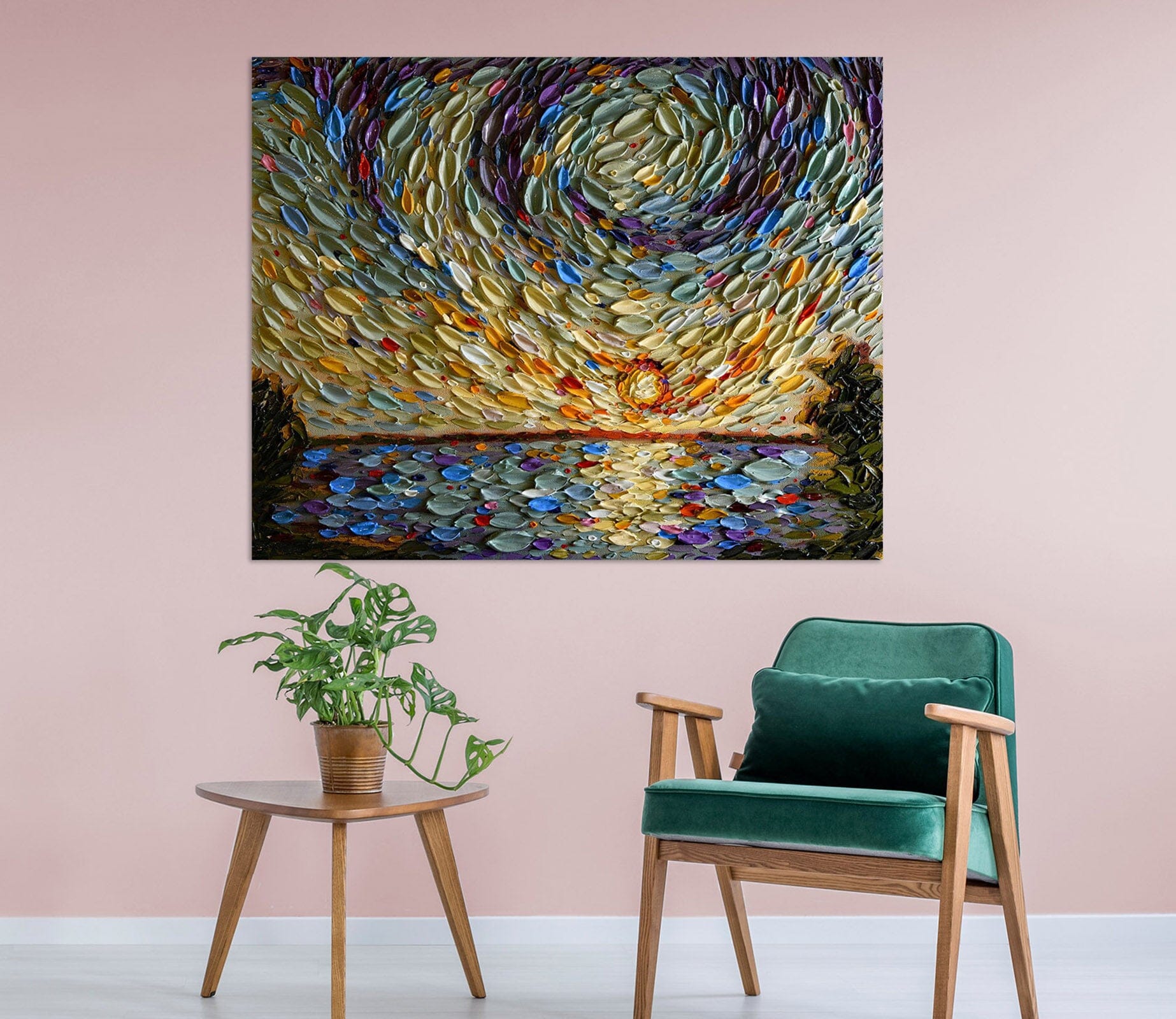 3D Sunset Shell 021 Dena Tollefson Wall Sticker Wallpaper AJ Wallpaper 2 