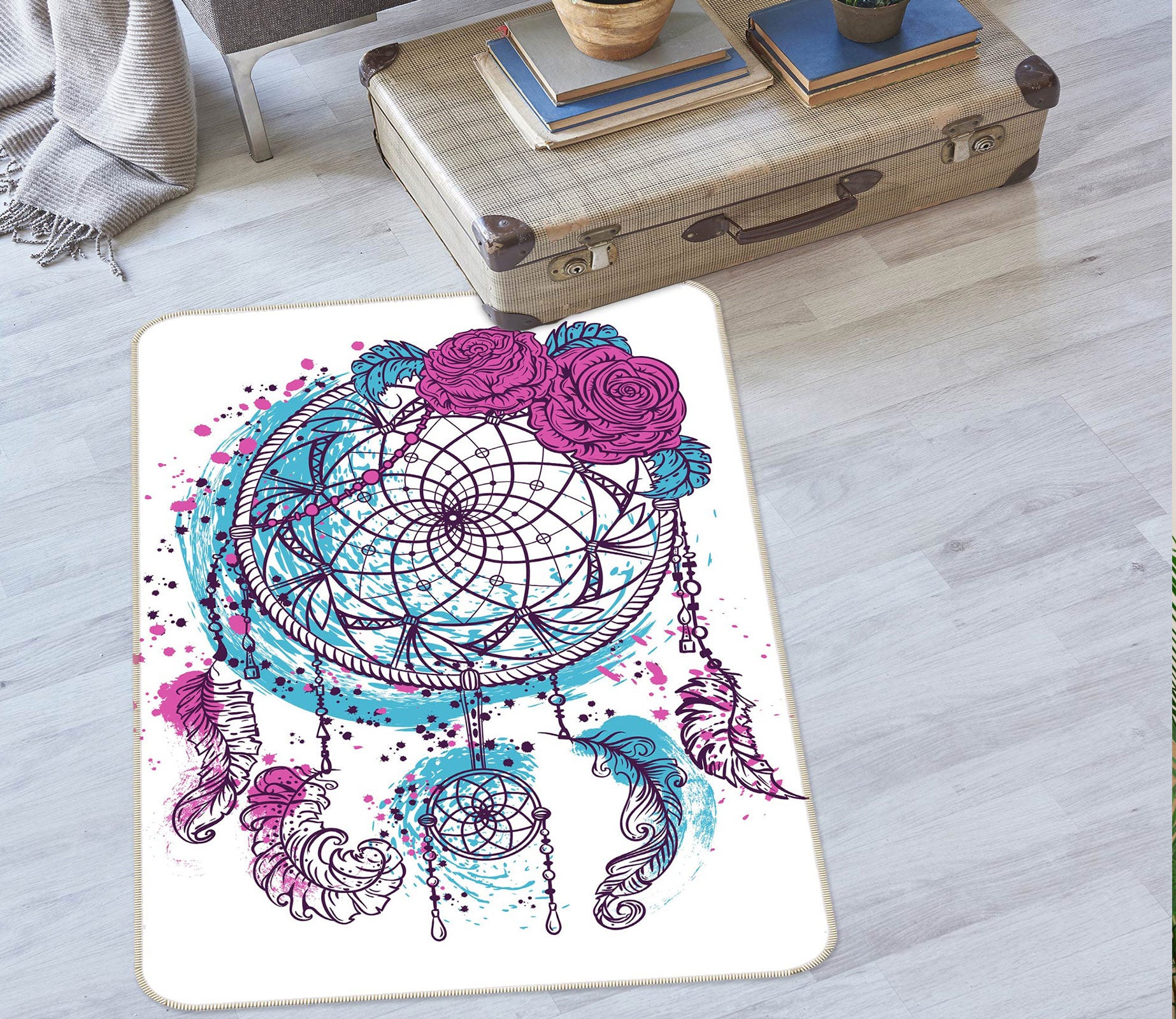 3D Dream Catcher 37146 Non Slip Rug Mat