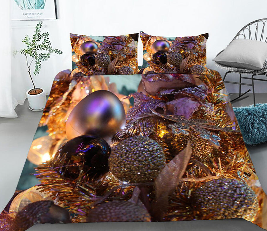3D Christmas Tree 46031 Christmas Quilt Duvet Cover Xmas Bed Pillowcases