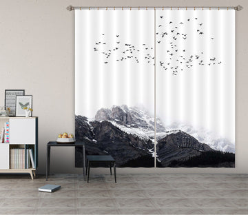 3D The Mountain 060 Boris Draschoff Curtain Curtains Drapes Curtains AJ Creativity Home 