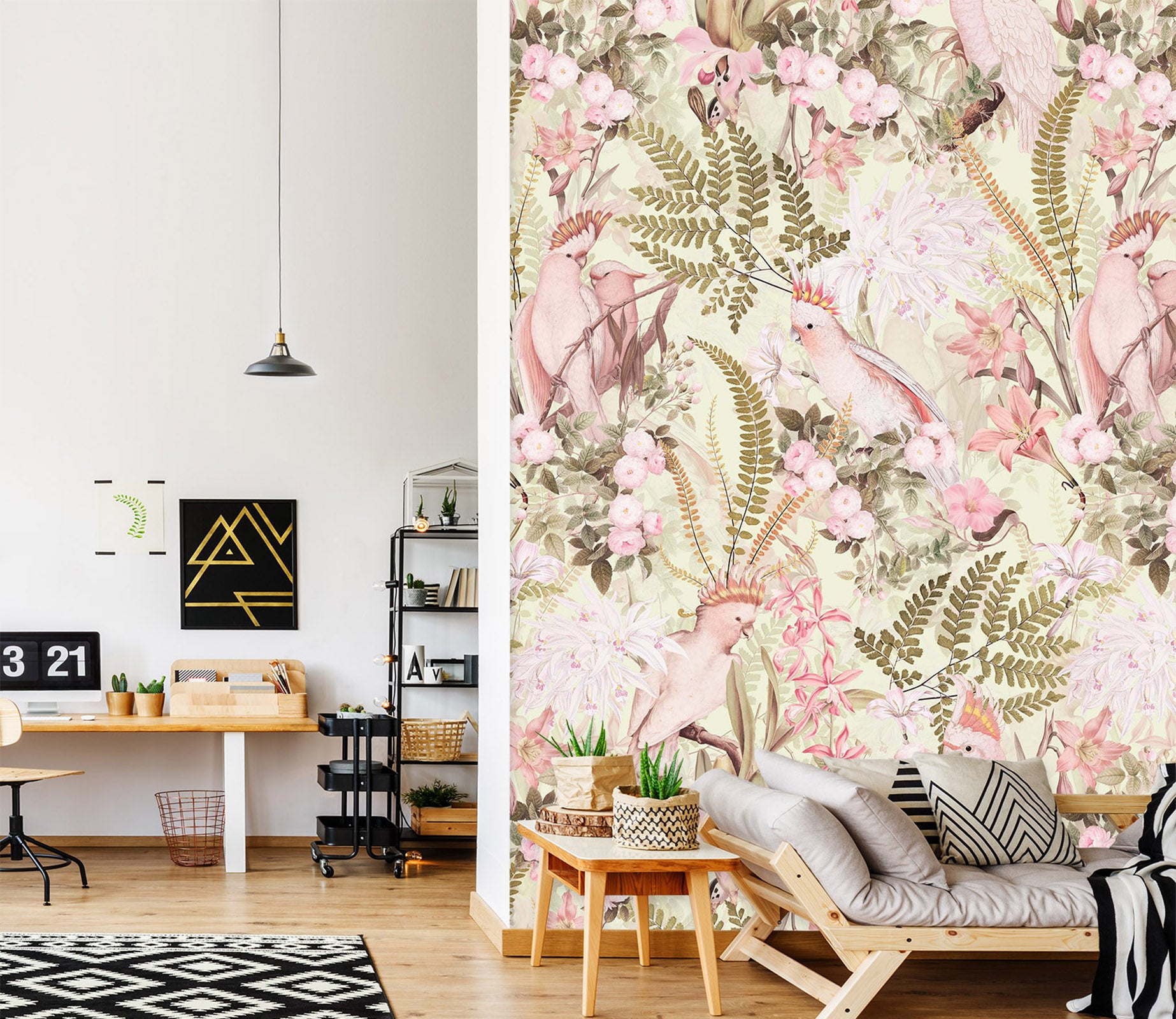 3D Pink Romance 180 Uta Naumann Wall Mural Wall Murals