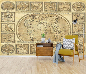 3D World Distribution 2026 World Map Wall Murals Wallpaper AJ Wallpaper 2 