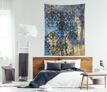 3D Blue Pattern Paint 3549 Skromova Marina Tapestry Hanging Cloth Hang