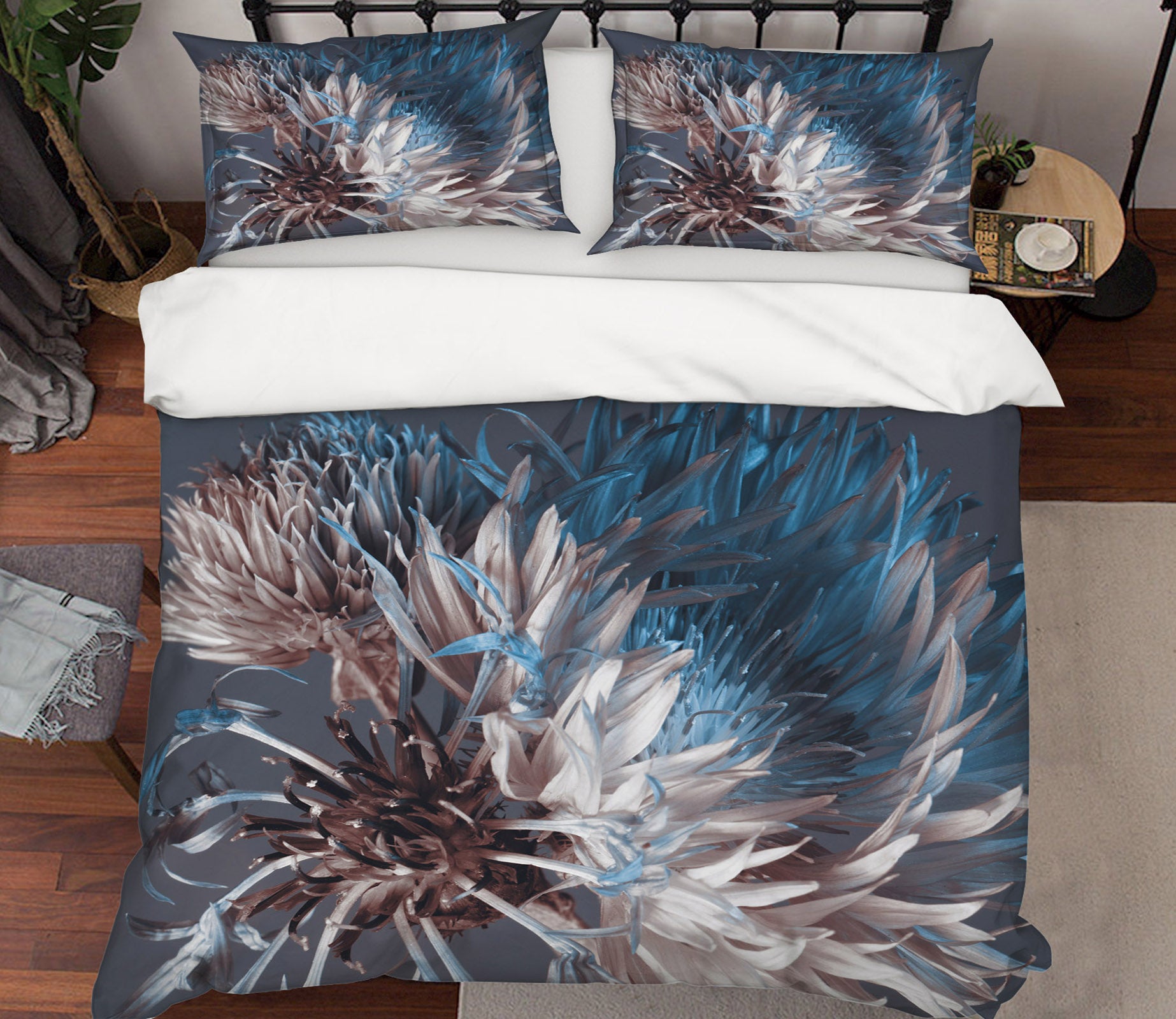 3D Flowers 15082 Bed Pillowcases Quilt